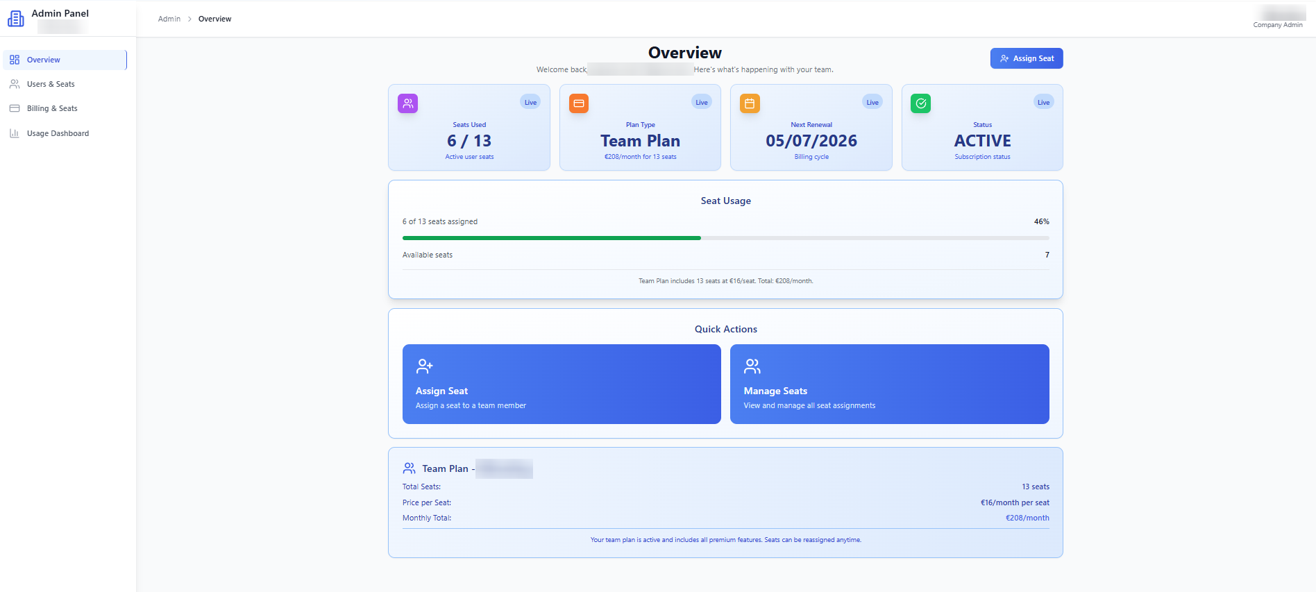 Docfai Team Management — Overview